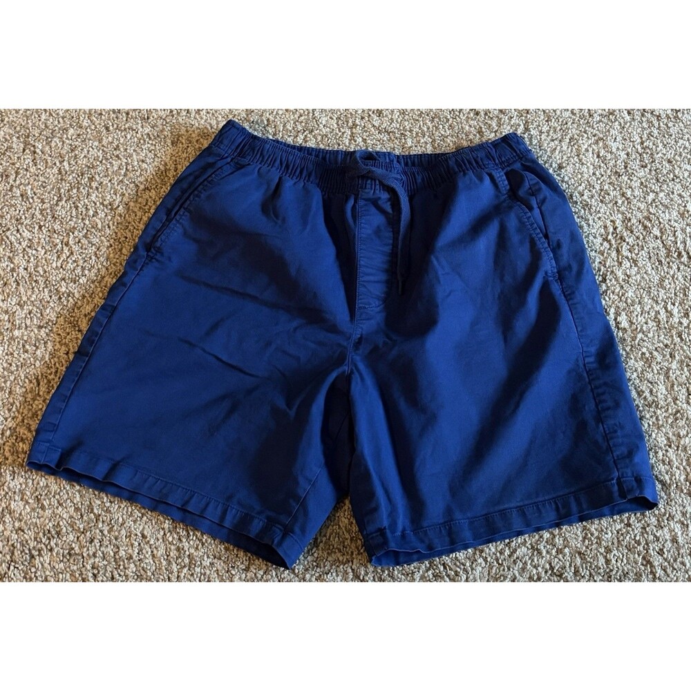 Men's GAP Blue Elastic Waist Chino Shorts, Small